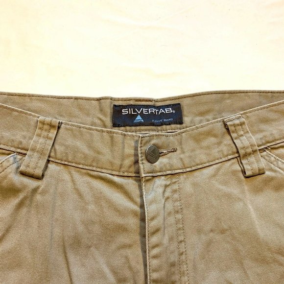 Vintage Levis SilverTab Cargo Shorts‎ Mens 34 (35x11) Relaxed Heavyweight Y2K - Picture 6 of 12